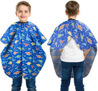 Himart Hair Cutting Barber Cape Professional Haircut Salon Cape for Men Women (Blue Dinosaur)