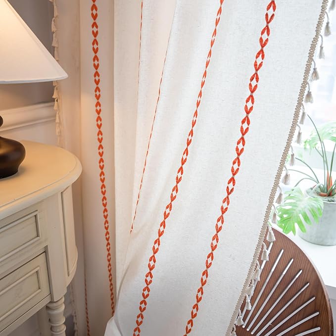 Sutuo Home Boho Curtains 84 inches - Image 5