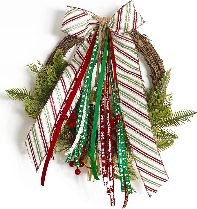 3/8 inch 100 Yards Assorted Christmas Ribbon - Image 7