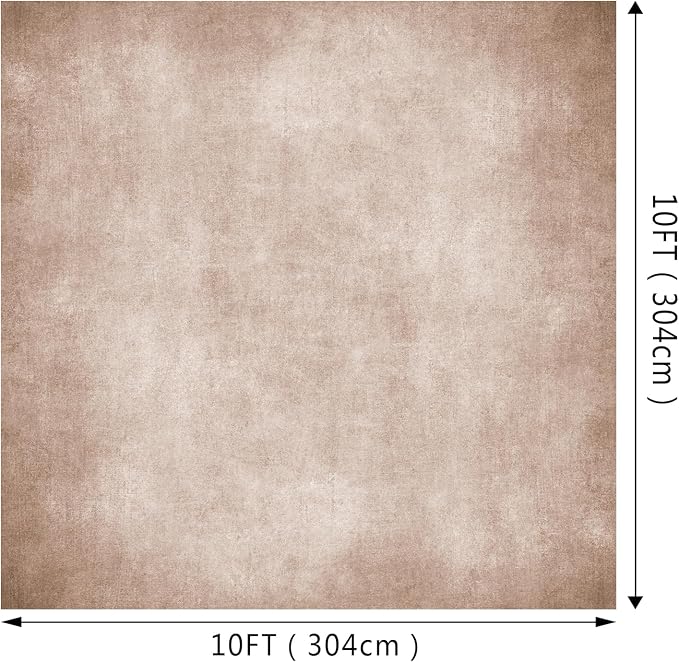 Beige Photo Backdrop Studio Abstract Texture Photography Background 10x10ft | - Image 2