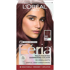 L’Oreal Paris Feria Multi-Faceted Shimmering Permanent Hair Color, High Intensity Hair Dye for 3X Highlights, 52 Auburn Rose, 1 Hair Dye Kit