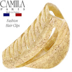Camila Paris CP3192 French Hair Clip for Women Thick Hair for Long Curly Wavy Hair, Girls Hair Claw Clips Jaw, Durable Styling Big Claw Clip for Thick Hair, Strong Hold No Slip Grip, Made in France
