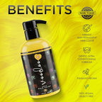 MOEHAIR Semi-Permanent Hair Color | Yellow Hair Dye 8 Oz | No Ammonia, Sulfate or Paraben | Easy-to-use & Apply at Home | Vegan & Cruelty-Free | Voodoo Sunny Hair Color | Neon Yellow Hair Dye
