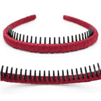 Fashion Hair Bands for Women - Short Hair Headbands, Non-Slip, Resin Hair Accessories (4 Colors)