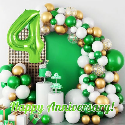 Green Number 4 Balloon 40 Inch, Big Large Foil Helium Number Balloons, Jumbo - Image 6