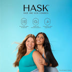 HASK Macadamia Oil Moisturizing Shampoo + Conditioner Set | For All Hair Types, Sulfate-Free, Paraben-Free, Gluten-Free, Cruelty-Free, Color Safe | 12oz each