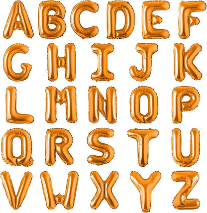 Letter Balloons 16 Inch Mylar Foil Alphabet Letter A-Z Balloons Set by LIOZEOKUN