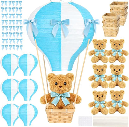 6 Sets Bear Hot Air Balloon Decorations Table Centerpieces by ACMEE