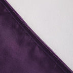 NTBAY 12 Pack Satin King Pillowcases for Hair and Skin, Luxurious and Silky Pillow Cases with Envelope Closure, 20 x 36 Inches, Eggplant Purple