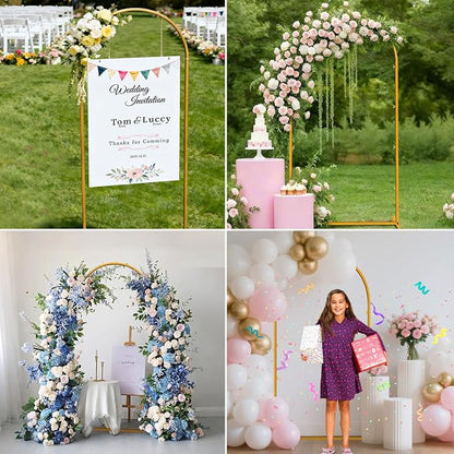 6 FT Wedding Arch Frame Backdrop Stand - Image 8