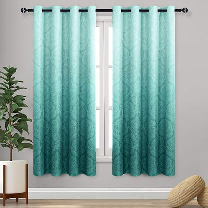 DWCN Ombre Blackout Curtains for Bedroom by DWCN