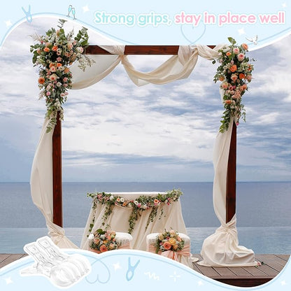 RELBRO Spring Clamps, 3.5 Inch Clear Plastic Clip, Invisible Design, Strong Grip - Image 5