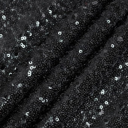 Eternal Beauty Black 3mm Sequin Backdrop 6x6 Ft - Image 6