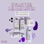 Bold Uniq Purple Hair Mask - Toner For Blonde, Platinum, Bleached, Silver, Gray, Ash & Brassy Hair - Remove Yellow Tones & Condition Dry, Damaged Hair - Cruelty Free & Vegan - 6.76oz