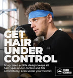 Tough Headwear Tough Outfitters Headband for Men - Mens Headbands - Working Out Sports Performance Head Bands - Athletic Cycling Running Sweat Band, Football Headbands - Sweat Bands Men/Women