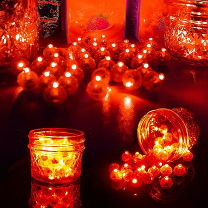 Aogist 200pcs Red Balloon Light, Long Standby Time Waterproof Mini Ball Light - Image 5
