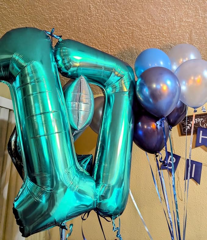 Number 7 Balloons 40 Inch for 7 17 Birthday Party Decorations, - Image 2