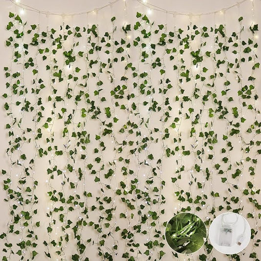 RECUTMS Fake Wall Curtain Ivy Vines by RECUTMS