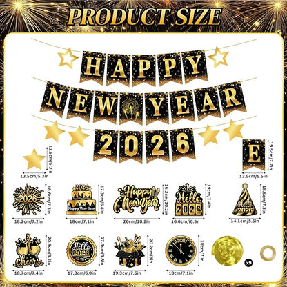 2026 New Year Decorations, Happy New Year Banner - Image 6