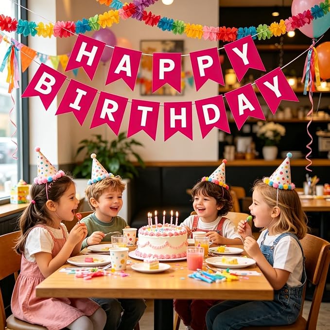 Happy Birthday Banner Birthday Party Supplies - Image 6