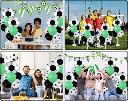4 Sets Soccer Party Balloons Stand Kit - Image 7