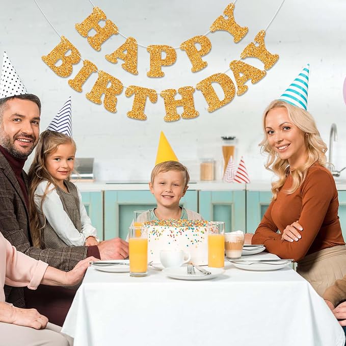 Orange Happy Birthday Banner Birthday Party Decorations Happy Birthday Banner - Image 8