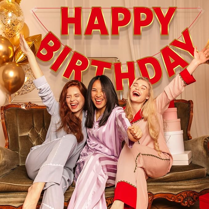 Pre-Strung Happy Birthday Banner - Image 8