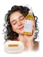 mimosu Rice Water Shampoo and Conditioner Set for Hair Growth, Apple Cider Vinegar Rinse, Sulfate-Free, Strengthens and Thickens, Korean Hair Care Product