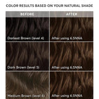 Madison Reed Radiant Hair Color Kit - 6.5NNA Medium Neutral Brown (Sondrio), 100% Gray Hair Coverage Permanent Hair Dye for Resistant Grays | PPD-Free & Ammonia-Free, 1 Pack