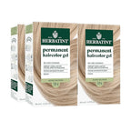 Herbatint Permanent Hair Dye - 9N Honey Blonde - For Up To 100% Gray Coverage of Resistant Gray Hair - Ammonia-Free, Alcohol-Free & Vegan - Salon Influenced Hair Color 5.75 fl oz (4 Pack)