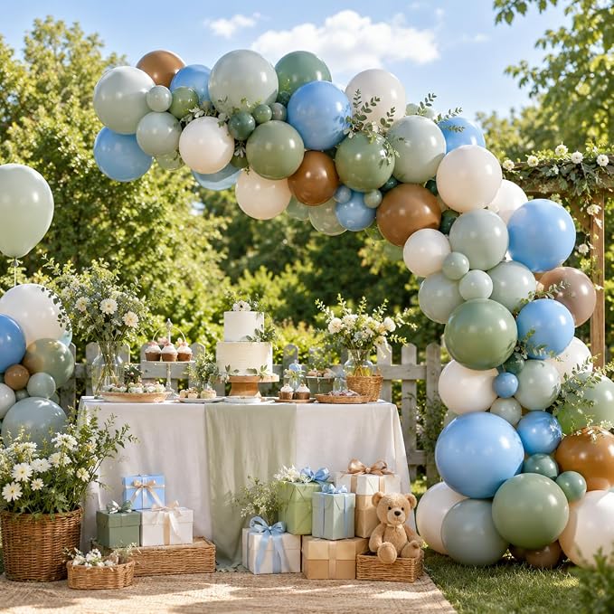 Dinosaur Balloons, for Woodland Safari Jungle Forest Wild Dino Boho Baby Shower - Image 4