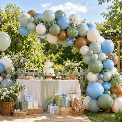 Dinosaur Balloons, for Woodland Safari Jungle Forest Wild Dino Boho Baby Shower - Image 4