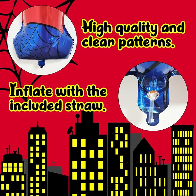 40 Inch Giant Spider Theme Number Foil Balloons Large Number 1 Balloons Kids - Image 3