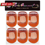 RC ROCHE 6 Pcs Flat Claw Hair Clips for Women Thick Hair French Round Duckbill Square Secure Strong Hold Grip Clamps Barrettes Curved No Slip No Crease Styling Cute Extra Jumbo XL, Large Brown