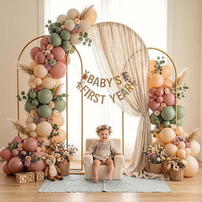 Metal Arch Backdrop Stand 3 Set, Party Decor - Image 5