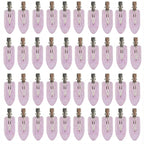 No Crease Hair Clips Makeup Pin Curl Clip Bulk 40Pcs Multicolor No Bend Dent Bang Creaseless Hair Clips for Makeup Application Bangs Hairpin Setting Pins Clip for Women Styling (Translucent Purple)