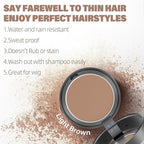 Root Touch Up Hair Color Powder for Concealing Hair Loss & Thinning, Gray Hair Shadow Root Cover Up for Women & Men (Light Brown, 0.35Ounce)
