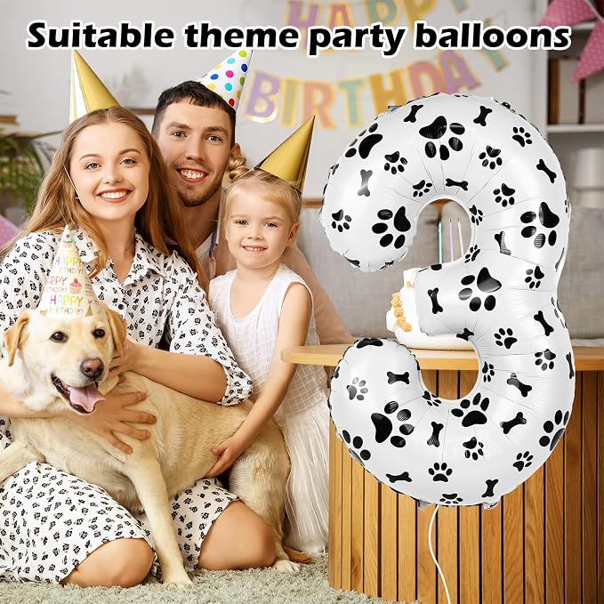40 Inch Dog Foil Birthday Balloons - Image 3