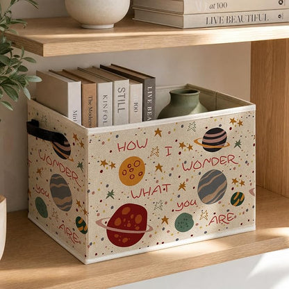 Space Nursery Foldable Storage Bins Box - Image 3