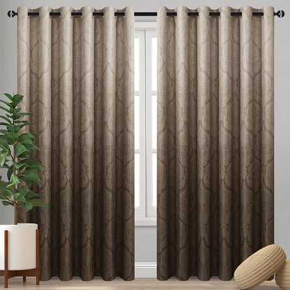 DWCN Ombre Blackout Curtains for Living Room by DWCN