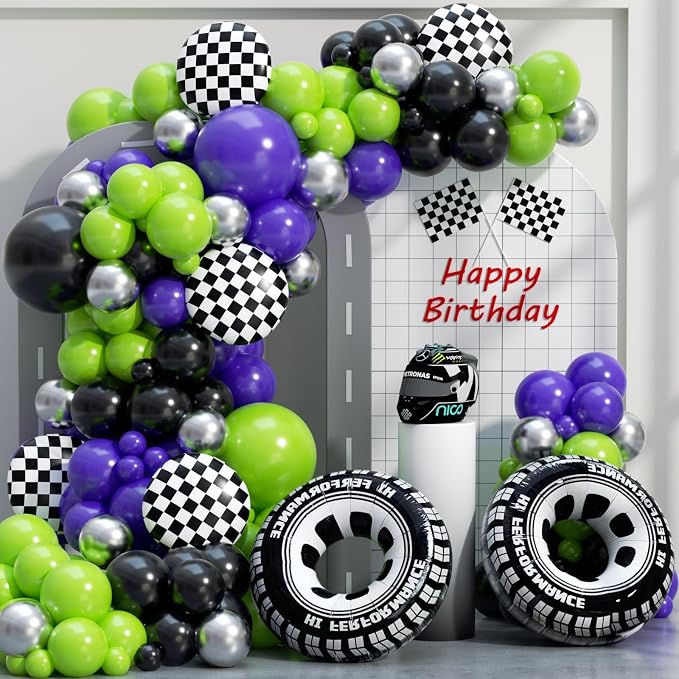 Monster Truck Balloon Arch Garland Kit 156pcs - Image 5