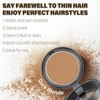 Root Touch Up Hair Color Powder For Concealing Hair Loss and Thinning, Gray Hair Shadow Root Cover Up Hairline Powder For Women Men Eyebrows, Beard Line (Dark Blonde, 0.35 Ounce)