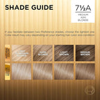 L'Oreal Paris Superior Preference Luminous Fade-Defying Permanent Hair Color, Hair Dye For Up to 9 Weeks of Radiance, Medium Ash Blonde 7.5A, 1 Hair Dye Kit