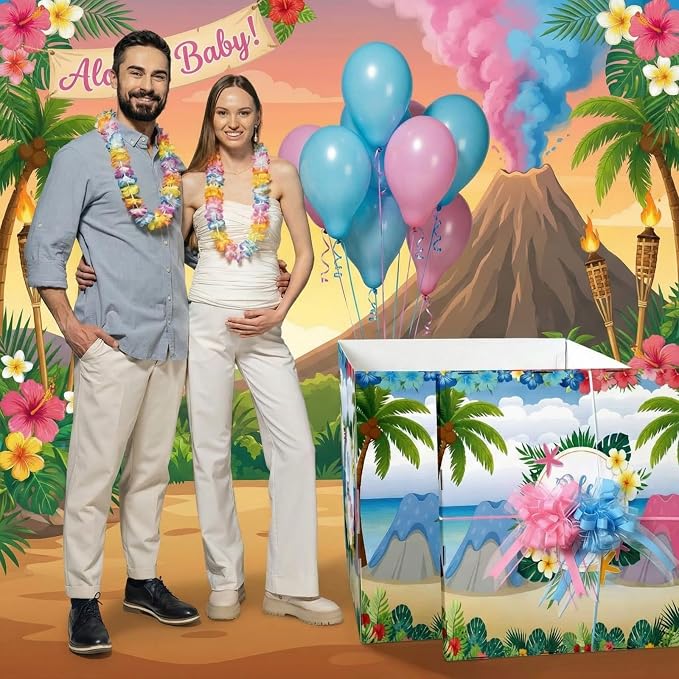 AmazingSpark 28in Giant Gender Reveal Gift Box - Image 4