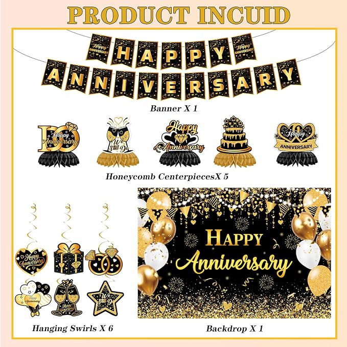 Happy Anniversary Decorations - Image 4