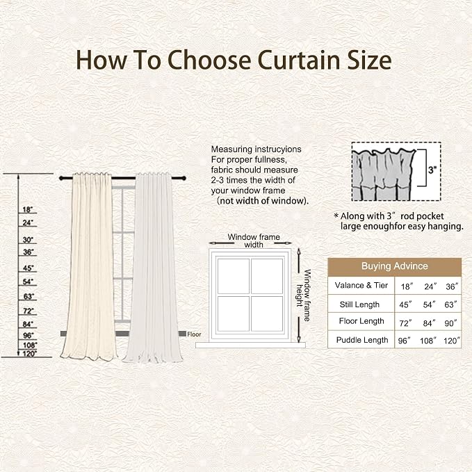 Sutuo Home Boho Curtains 2 Panels - Image 6