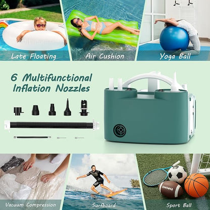 4-in-1 Balloon Pump Electric Balloon Pump Inflador De Globos Electrica Sports - Image 6