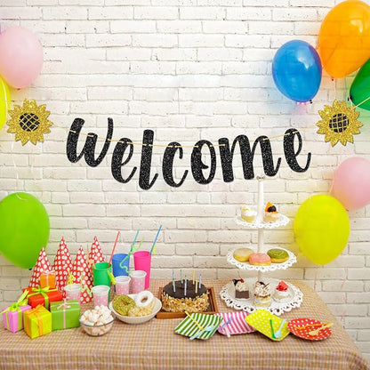 Welcome Banner, Induction Party | Home | School New Terms Begins Sign Bunting - Image 4