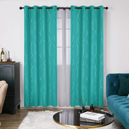 Deconovo Living Room Curtains 84 Inches Long, Thermal Insulated, Room Darkening - Image 2