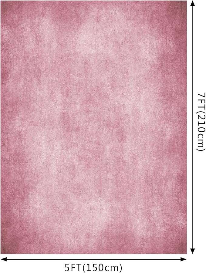 Pink Photo Backdrop Studio Abstract Texture Photography Background 5x7ft | - Image 2